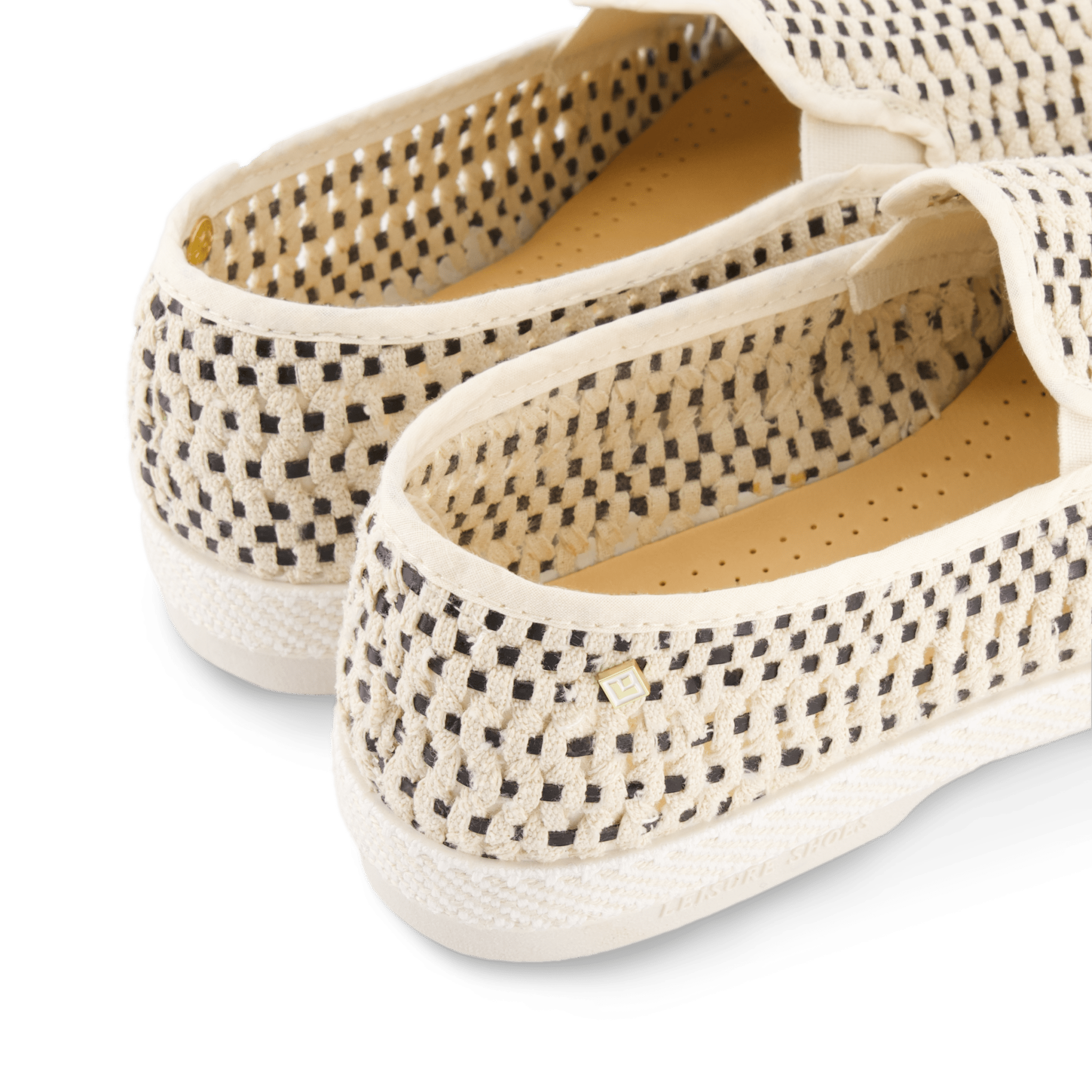 Rivieras Woven Slip-On Loafer, Alternate, color, Ecru And Black