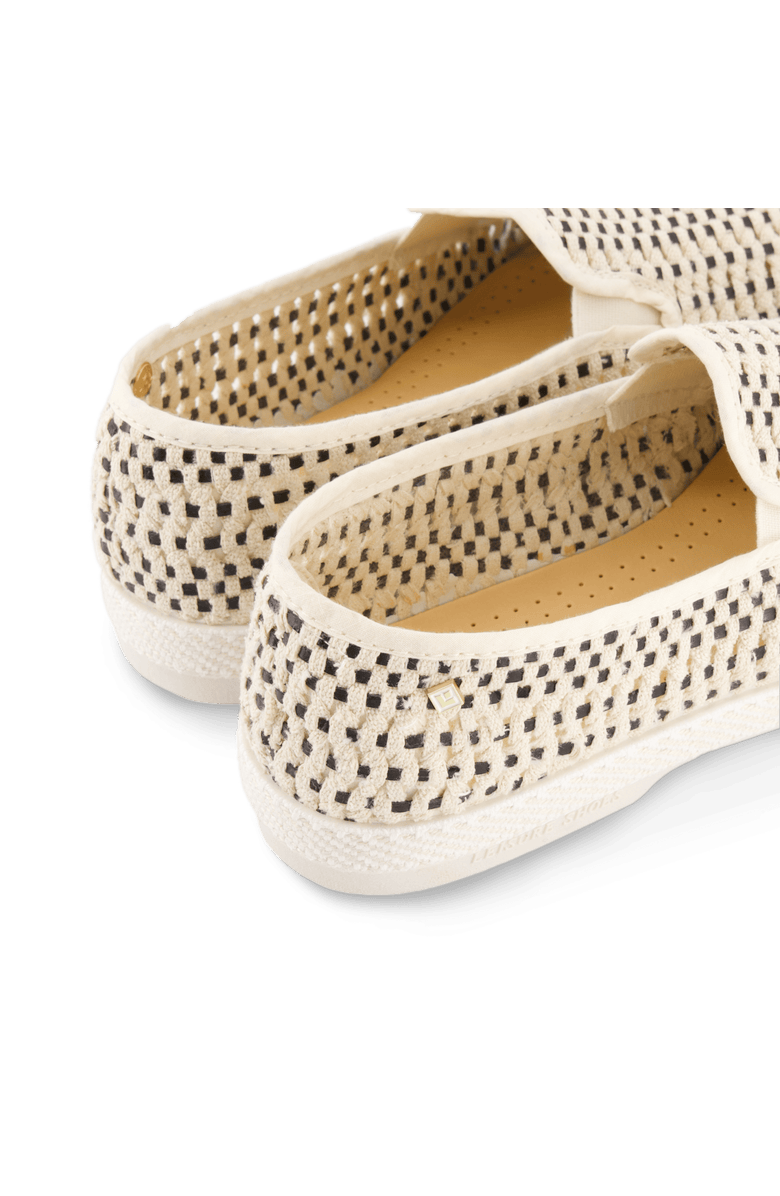 Rivieras Woven Slip-On Loafer, Alternate, color, Ecru And Black