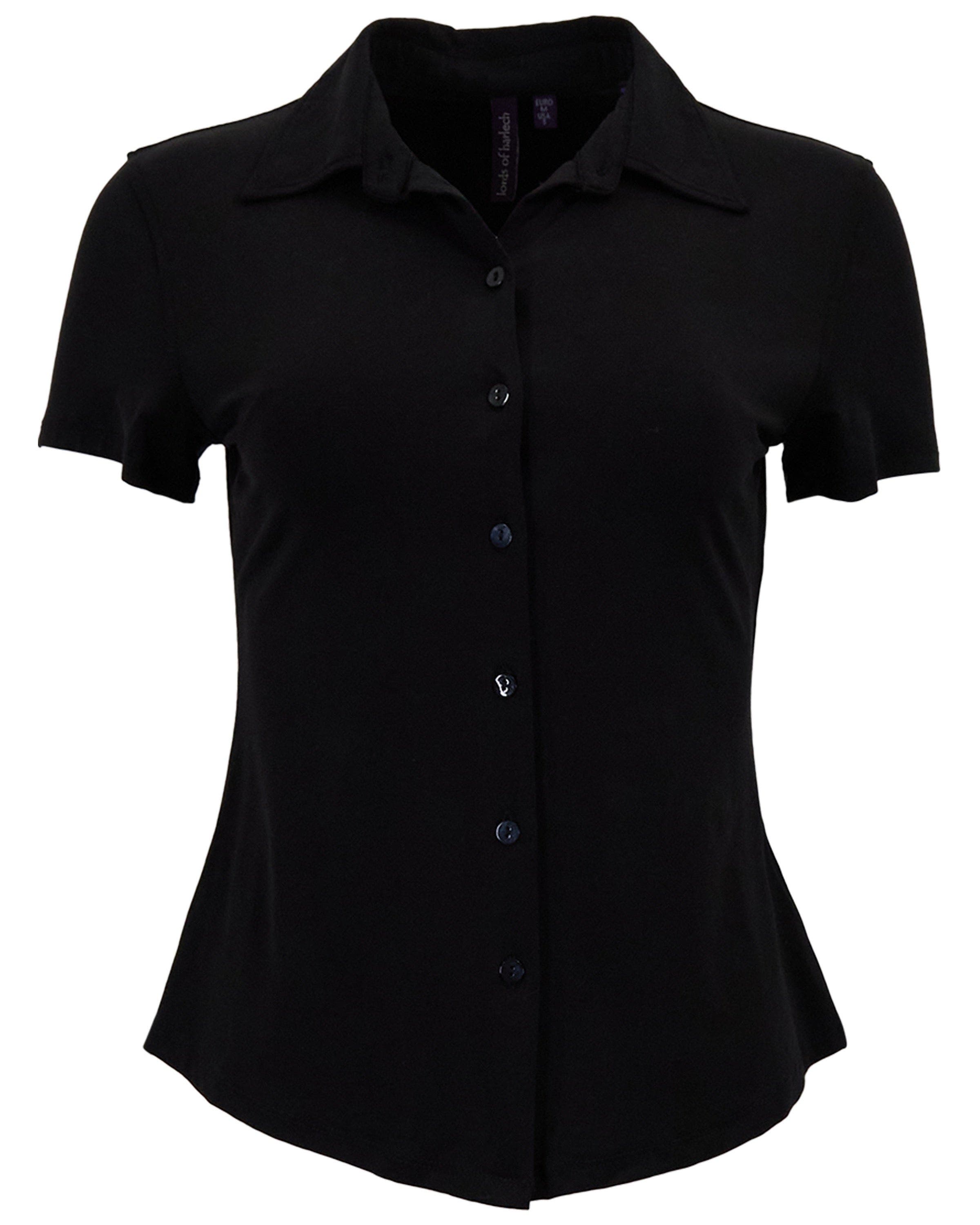 Womens Printed Button-Up Shirt