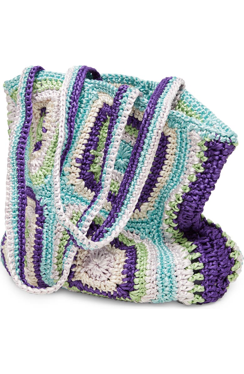 MANGO Crochet Shopper Bag, Main, color,