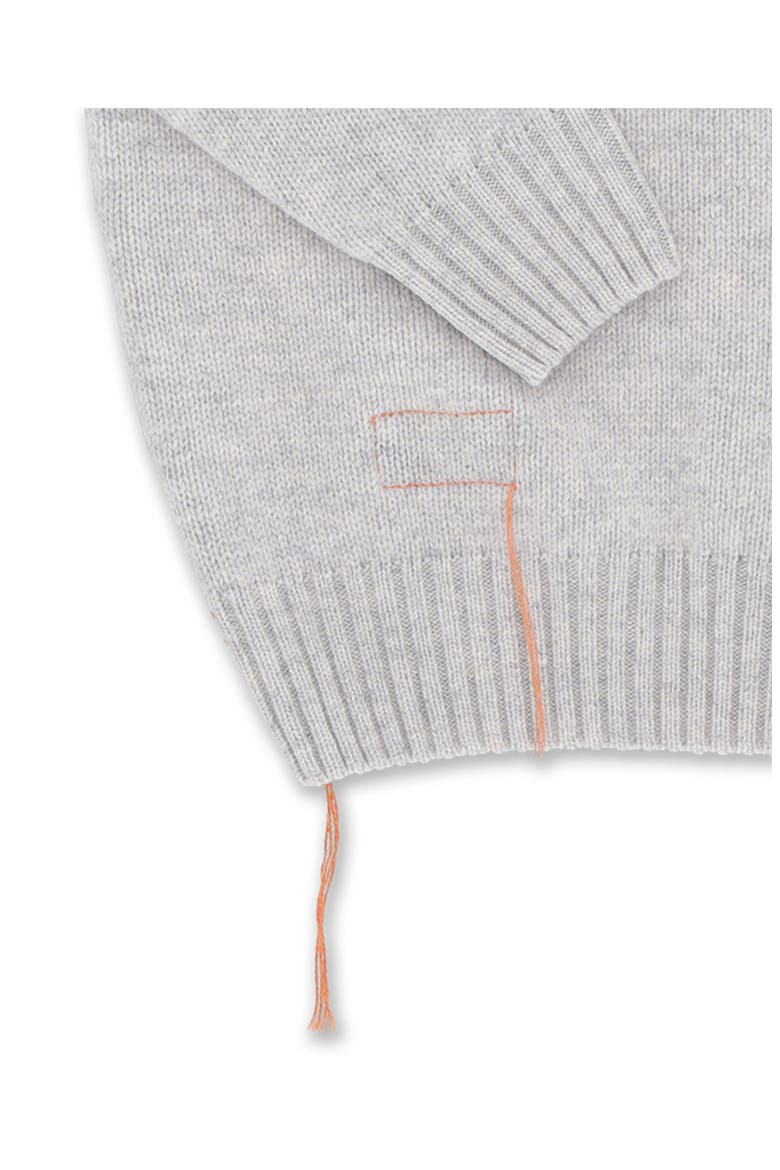 Andrew Merino Wool High Neck Sweater, Alternate, color, GREY