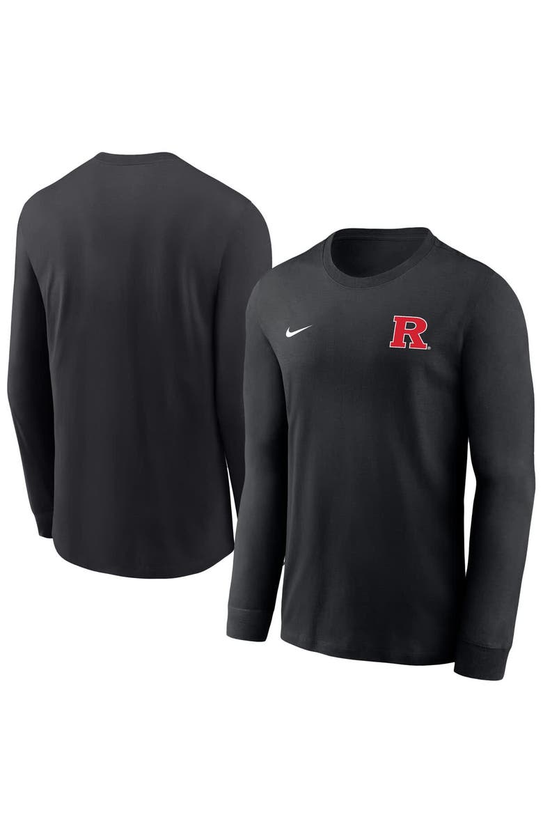 Nike Men's Nike Black Rutgers Scarlet Knights Legend Dri-FIT Long Sleeve T-Shirt, Main, color, Black