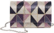 Jessica McClintock Alexis Rhinestone Crossbody Clutch
