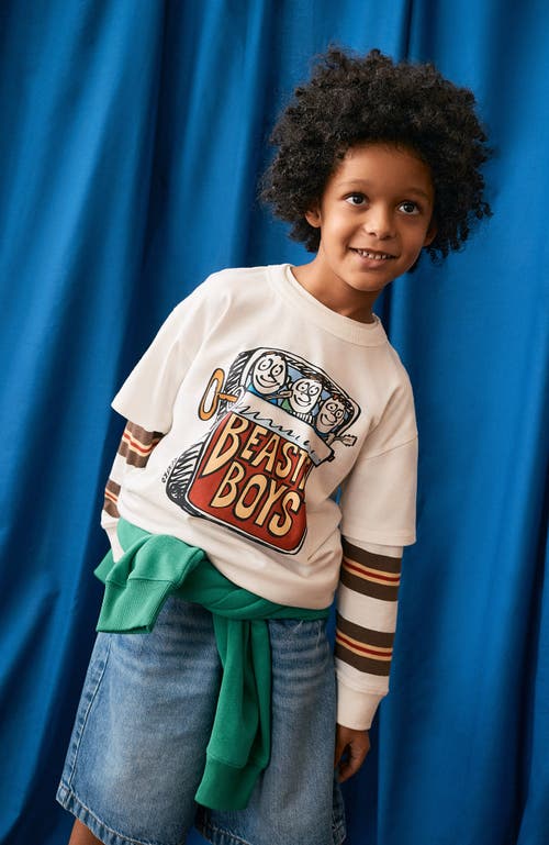 Cotton On Kids Kid's Licensed Drop Shoulder Short Sleeve Tee In White