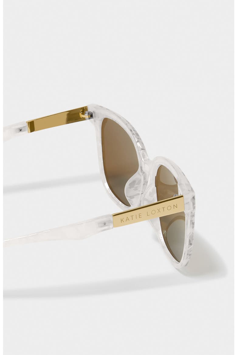 Savannah Sunglasses, Alternate, color, White Marble