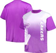 FANATICS Men's Purple Los Angeles Lakers Big & Tall Sublimated T-Shirt