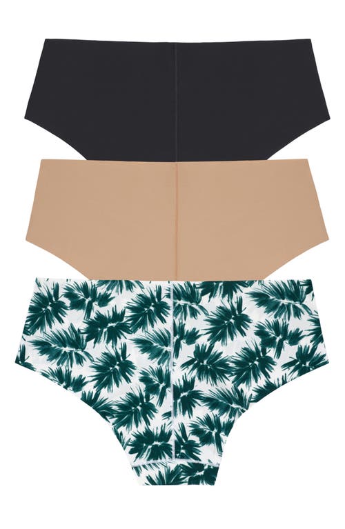 Dkny Litewear Cut Anywhere Assorted 3-pack Hipster Briefs In Multi