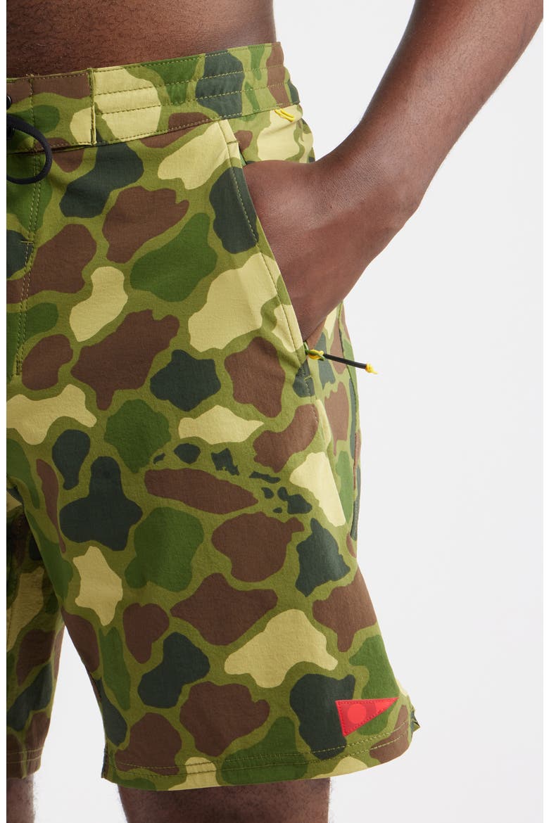 F1 Cordura Utility Shorts, Alternate, color, TROPIC GREEN CAMO
