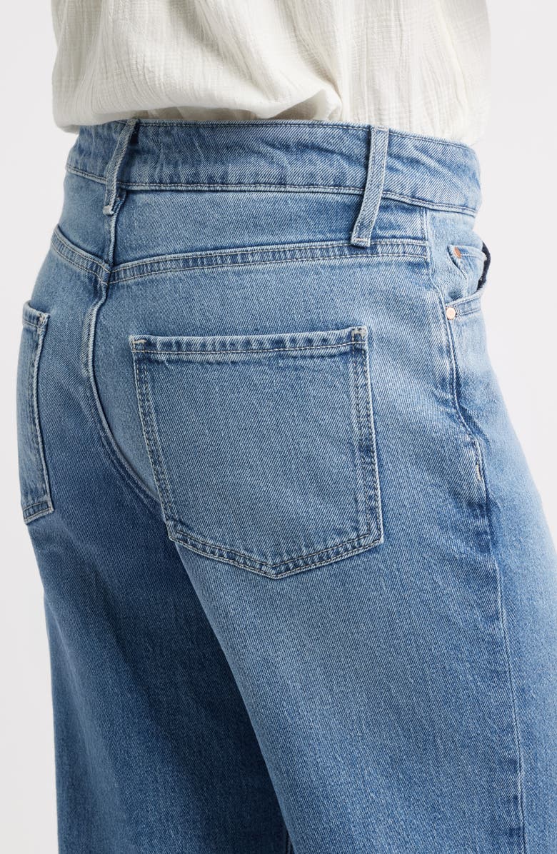 Treasure & Bond High Waist Denim Wide Leg Jeans, Alternate, color, Blue Wash