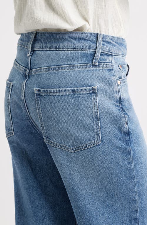 Treasure & Bond High Waist Denim Wide Leg Jeans In Blue