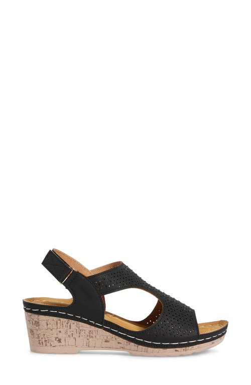 Extreme By Eddie Marc Wedge Slingback Sandal