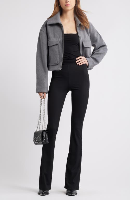 OPEN EDIT OPEN EDIT CROP ZIP JACKET 