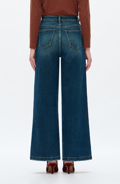 Bayeas Wide Leg Jeans In Blue
