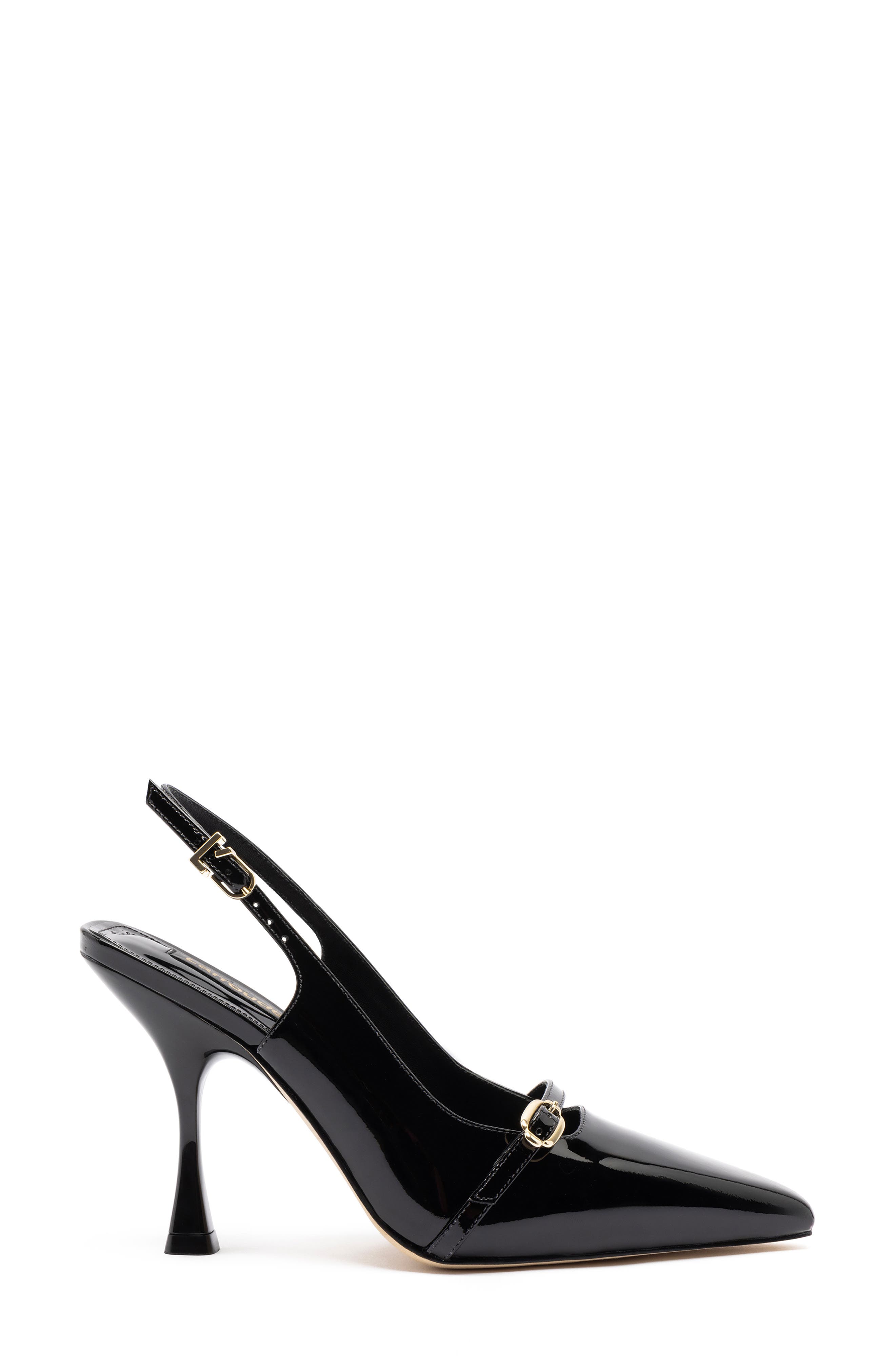 Larroudé Ins Hi Slingback Pointed Toe Pump, Alternate, color, 