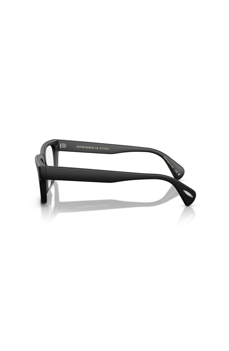 Oliver Peoples 51mm Square optical glasses, Alternate, color, Black