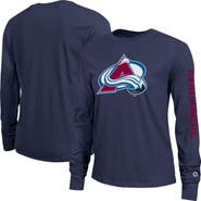 Champion Women's Champion  Blue Colorado Avalanche 2-Hit Long Sleeve T-Shirt