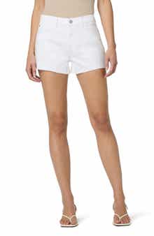 Hudson Jeans Gracie Raw Hem Denim Shorts
