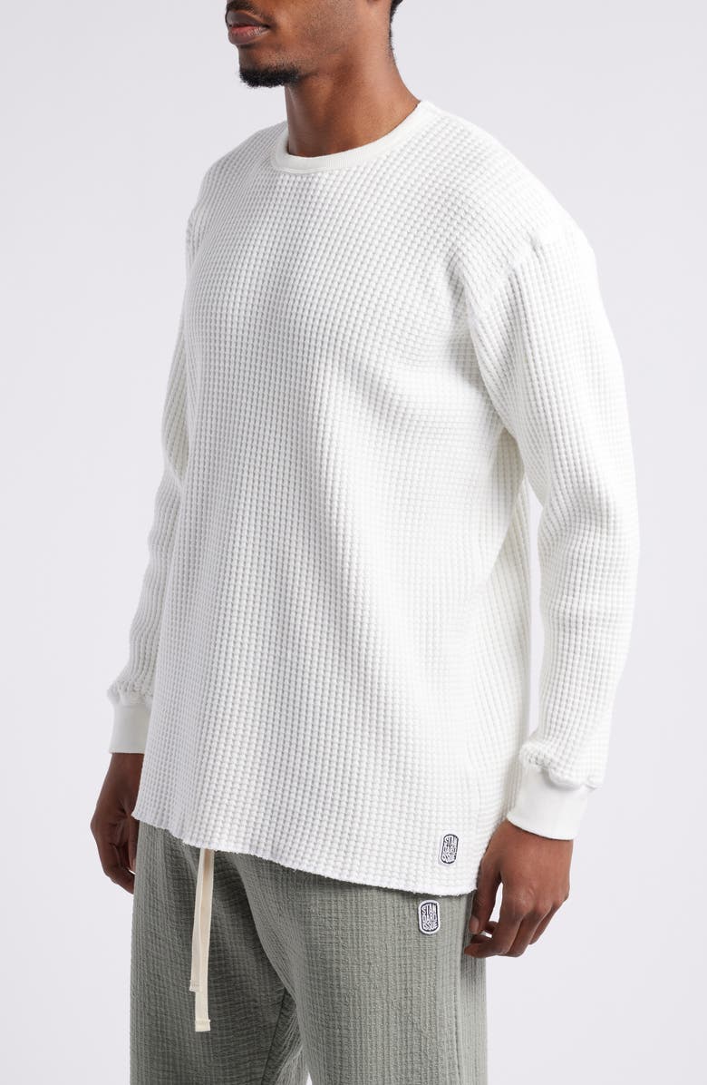 STANDARD ISSUE Thermal Knit Long Sleeve T-Shirt, Alternate, color, Natural