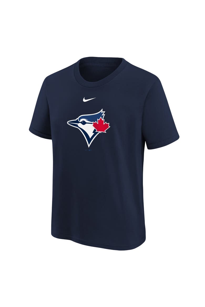 Youth Nike  Navy Toronto Blue Jays Large Logo T-Shirt, Alternate, color, Navy