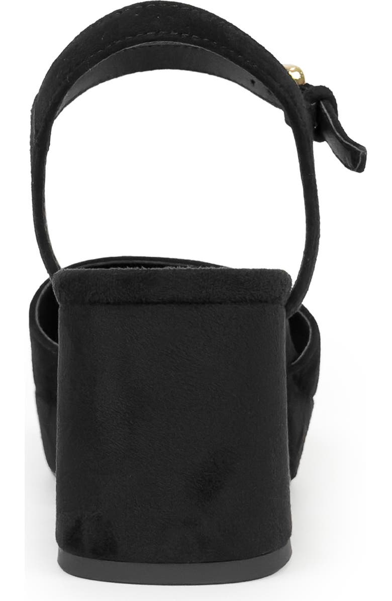 Aerosoles Soir Ankle Strap Platform Pump, Alternate, color, Black Suede