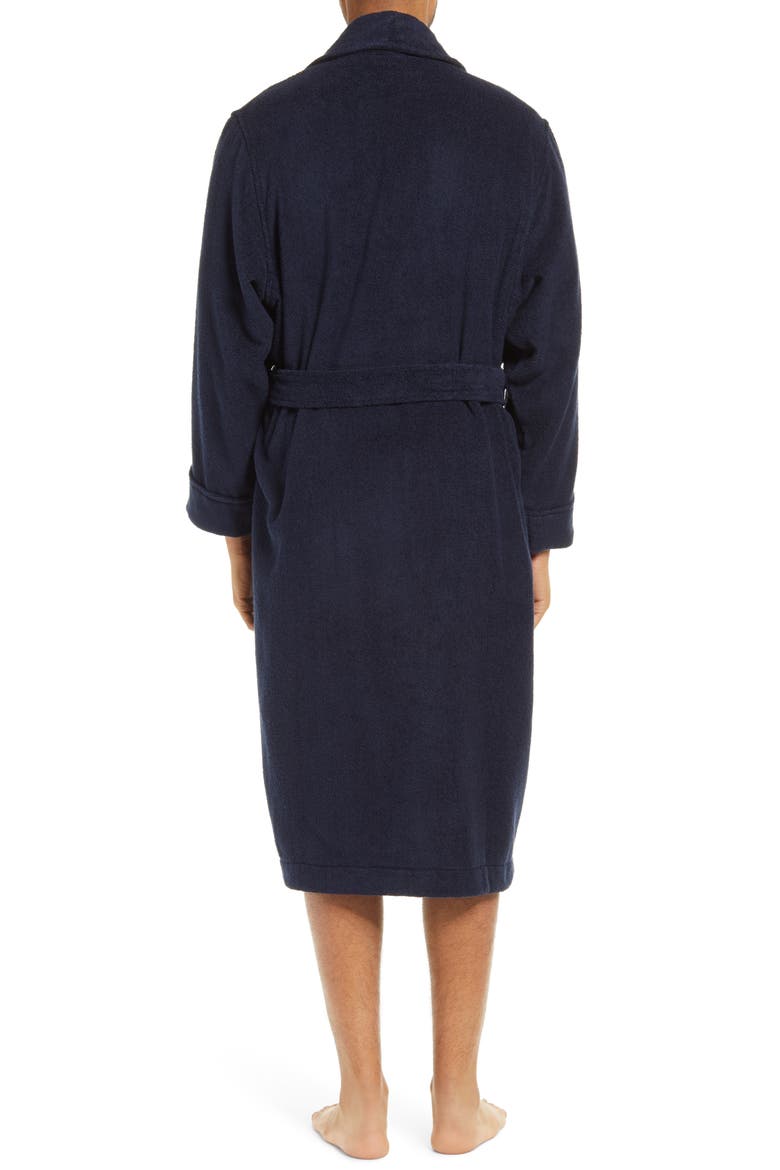 Hydro Cotton Robe, Alternate, color, NAVY BLAZER