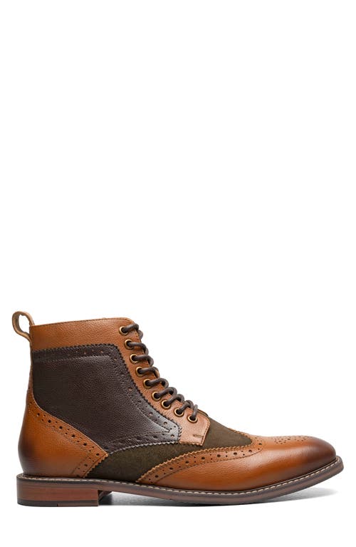 Stacy Adams Finnegan Wingtip Lace-up Boot In Multi