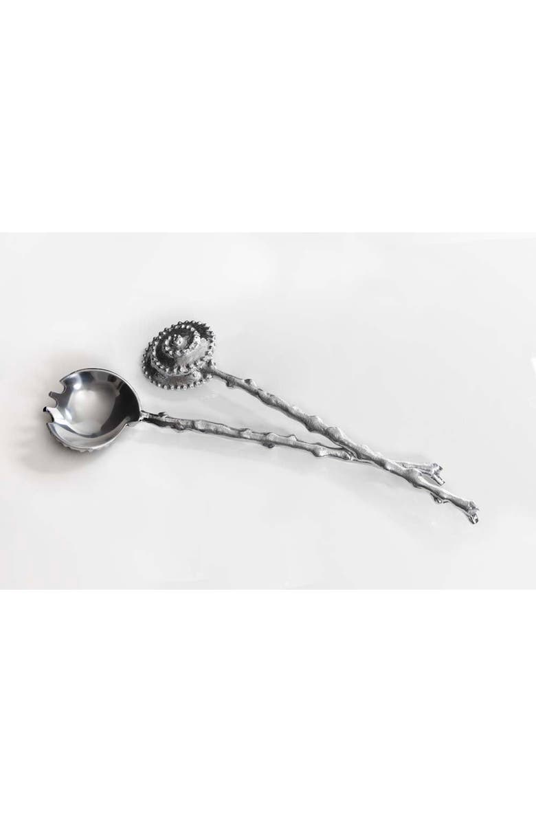 Lunares Aquos Salad Servers, Main, color, Blue