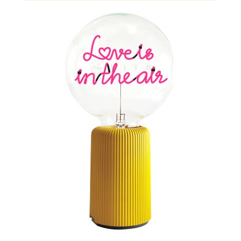 Love Is In The Air Portable Table Lamp