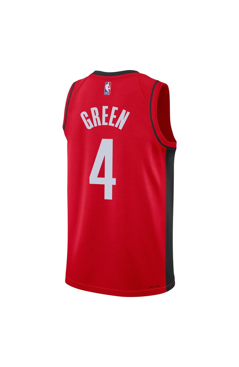 Nike Youth Nike Jalen Green Red Houston Rockets Swingman Jersey - Icon Edition, Alternate, color, 