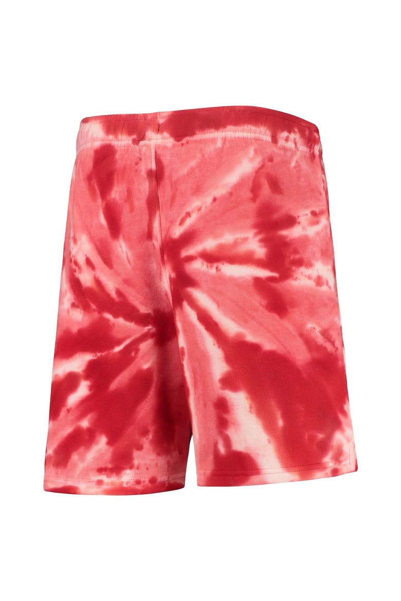 Youth Red Toronto Raptors Santa Monica Tie-Dye Shorts, Alternate, color, Red