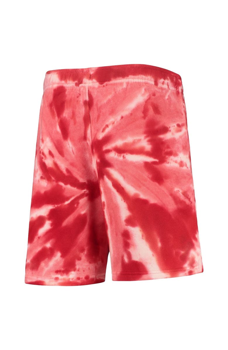 Outerstuff Youth Red Toronto Raptors Santa Monica Tie-Dye Shorts, Alternate, color, Red