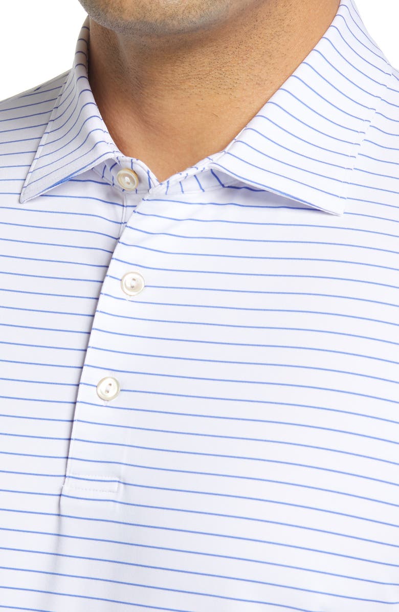 Peter Millar Crafty Stripe Short Sleeve Performance Polo, Alternate, color,