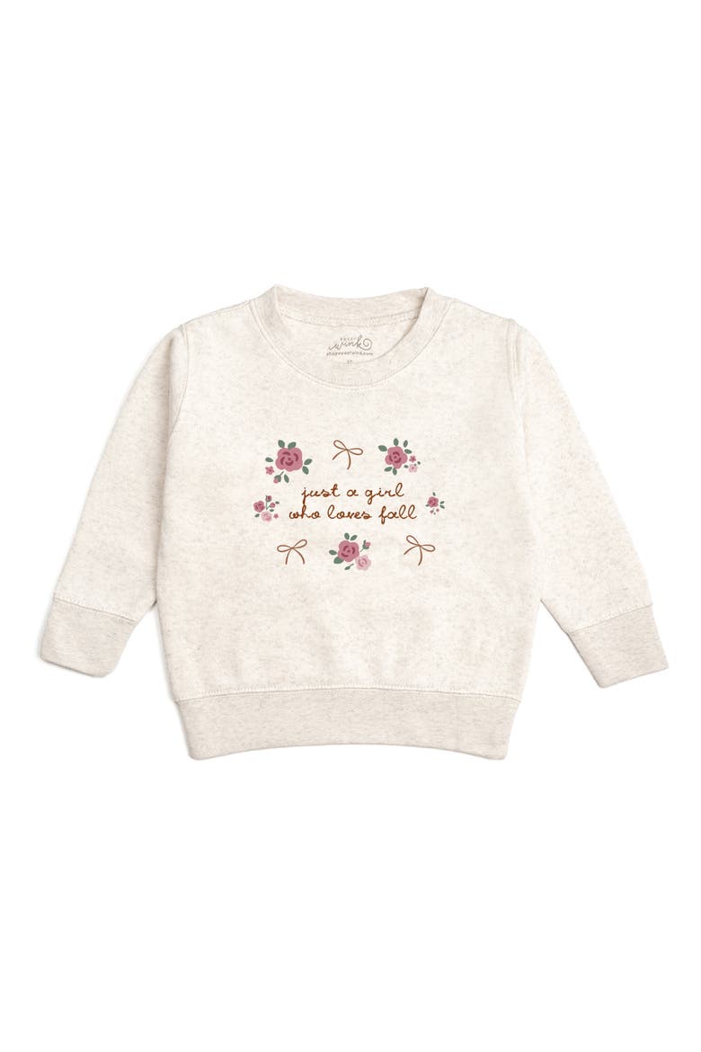 Just A Fall Girl Sweatshirt, Main, color, Natural Heather