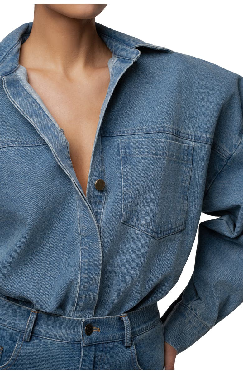 JLUXLABEL Unstoppable Bodysuit, Alternate, color, Blue