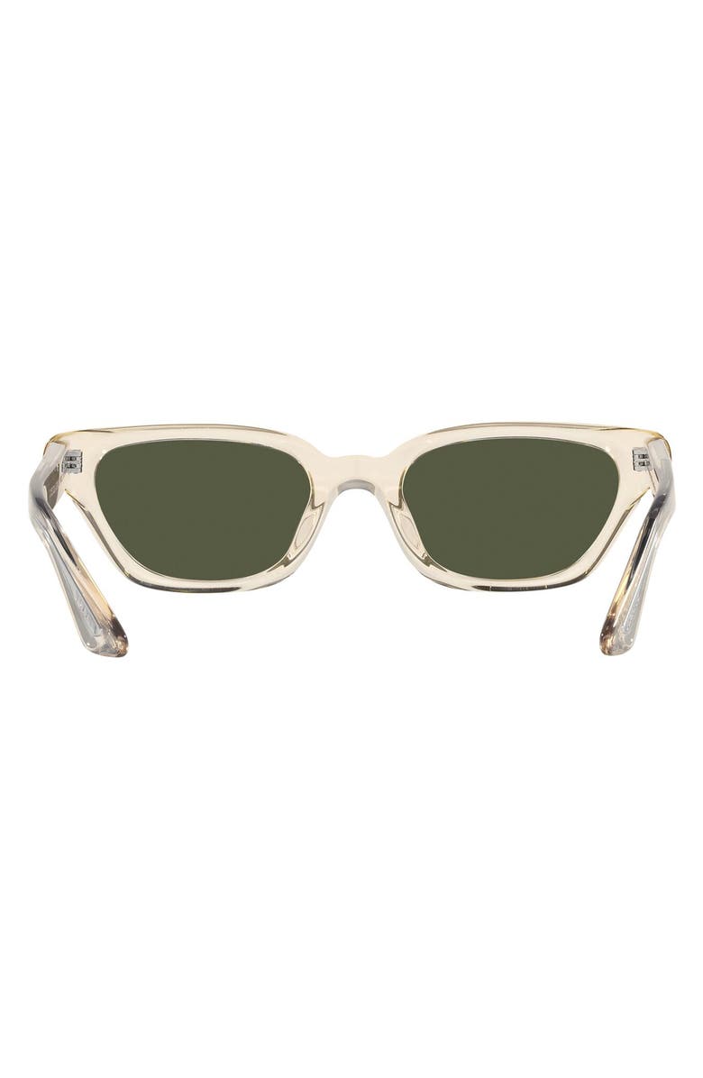 Oliver Peoples x KHAITE 1983C 52mm Irregular Sunglasses, Alternate, color, Light Beige