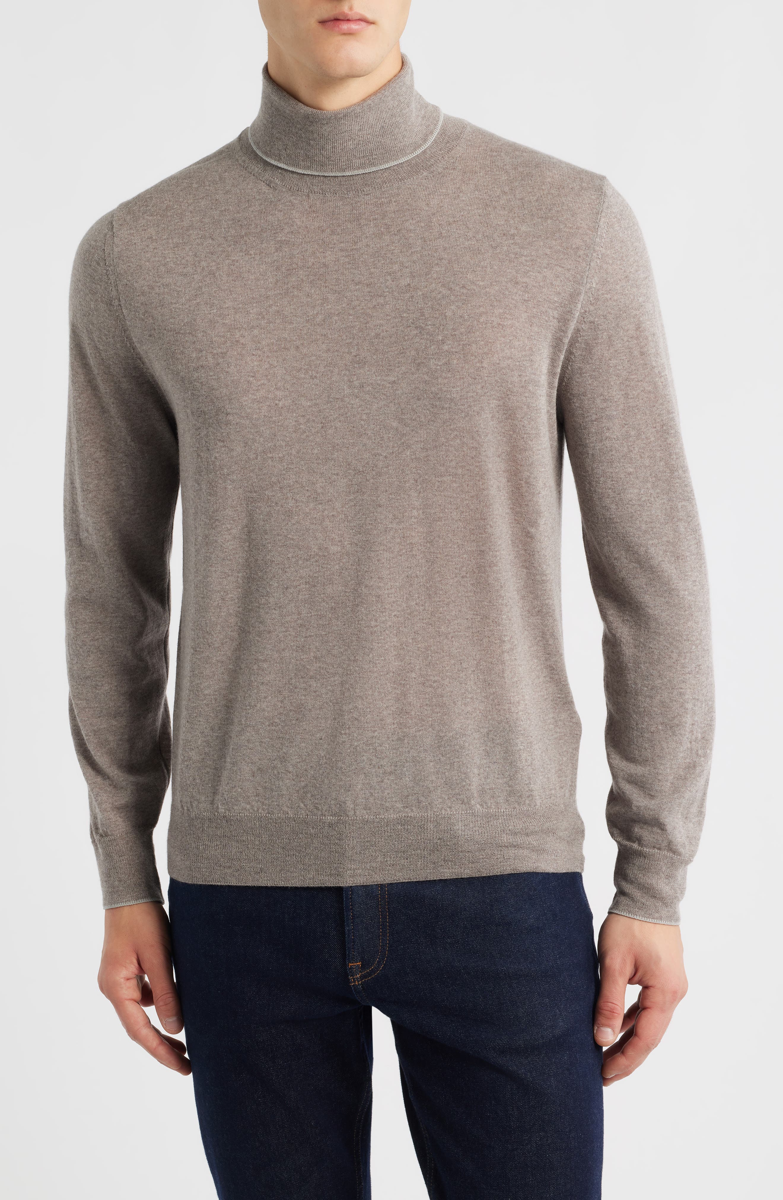 Canali Turtleneck Wool Sweater