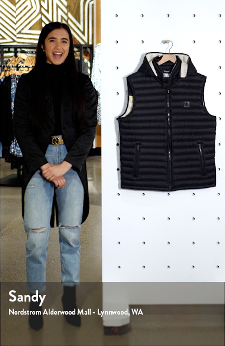 Men's Riggin Water Repellent 800 Fill Power Down Vest, sales video thumbnail