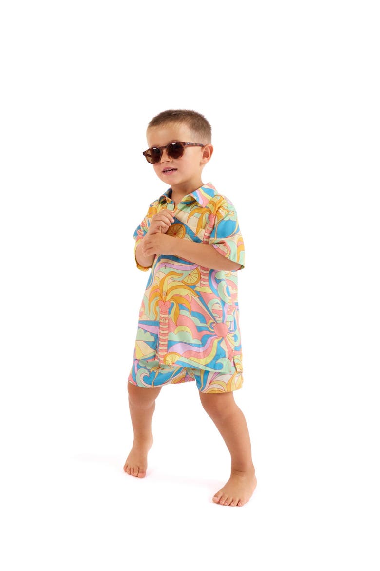 The Paradiso - Boys Hawaiian Shirt, Alternate, color, Yellow