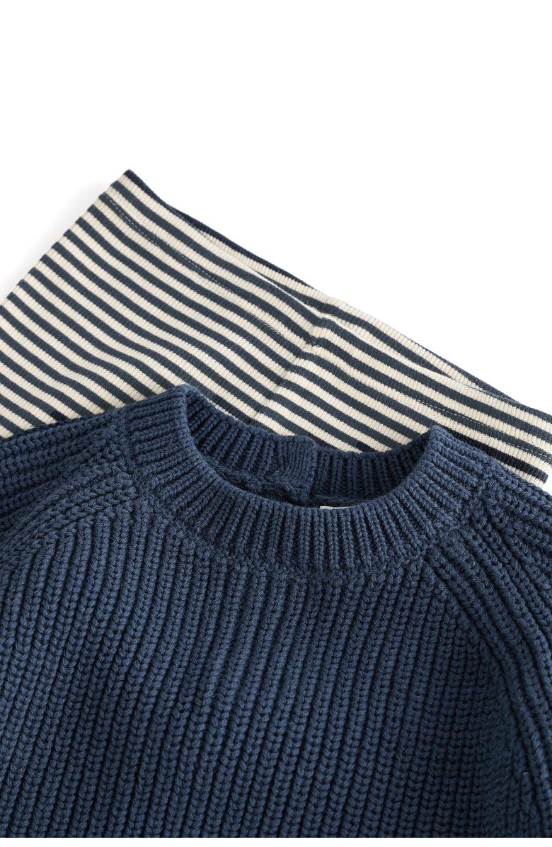 NEXT Pocket Sweater & Leggings Set, Alternate, color, Blue