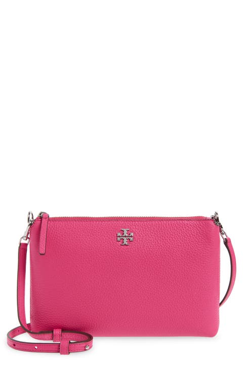 Mercer Pebbled Zip Crossbody Bag