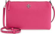 Tory Burch Mercer Pebbled Zip Crossbody Bag