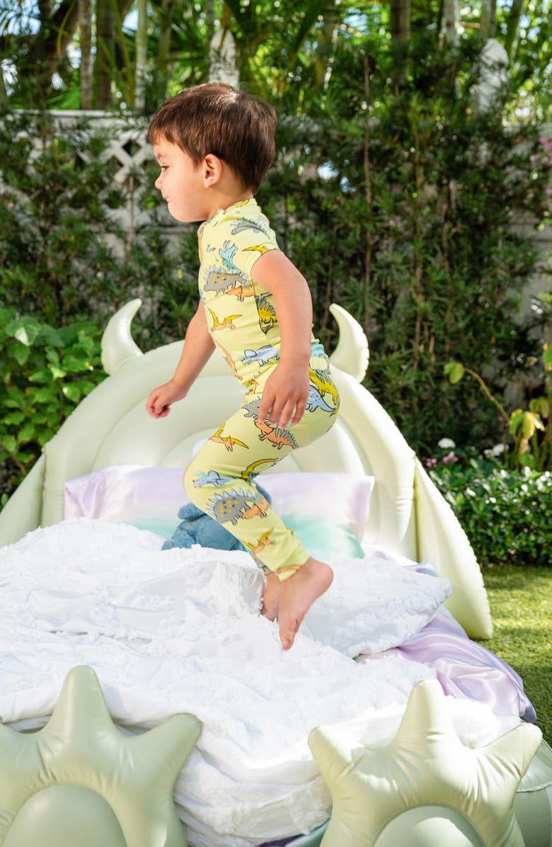 Magnetic Me Kids' Roar N Explore Magnetic Fitted Two-Piece Pajamas, Alternate, color, Roexp