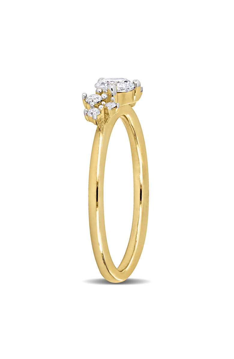 Julianna B. 1/2 CTW Diamond Cluster Ring 14k Gold, Alternate, color, 14K Yellow Gold