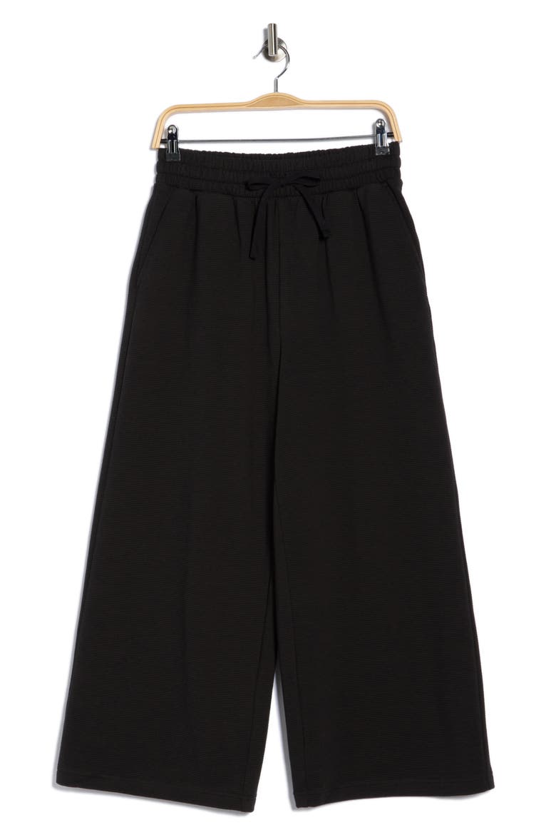 Unwind Ottoman Ankle Pants, Alternate, color, BLACK
