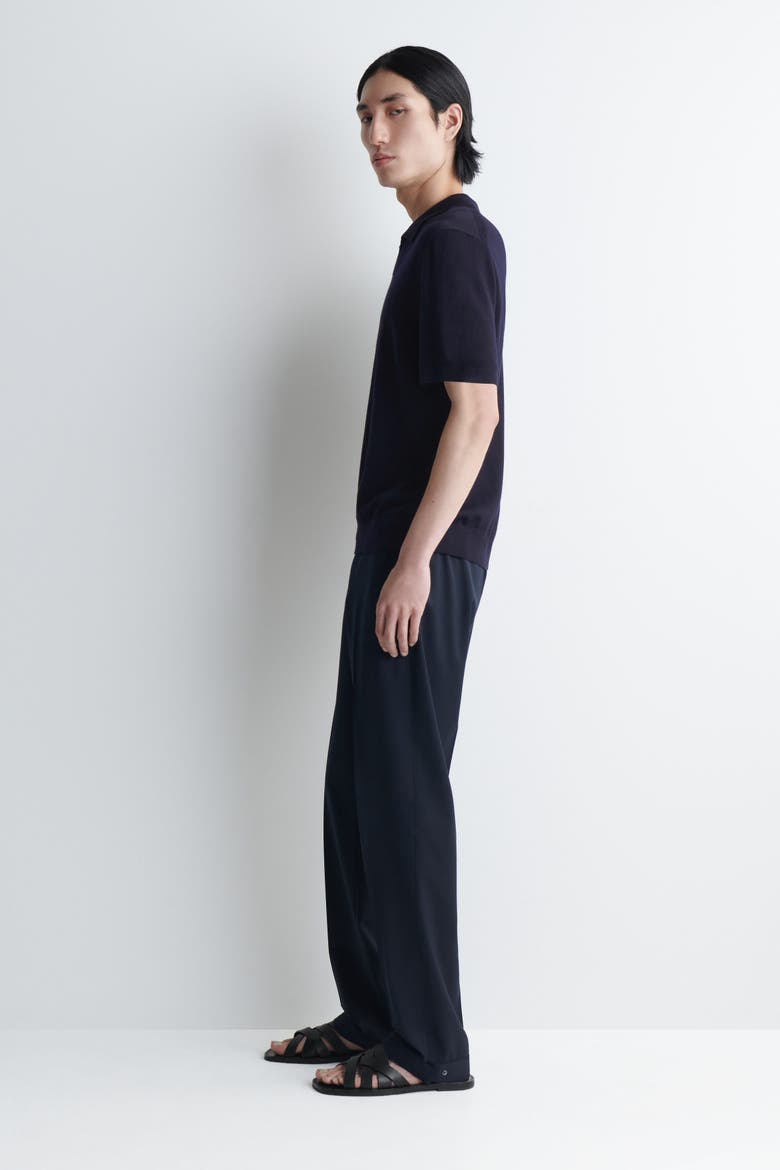 Packable Regular-fit Straight-leg Pants, Alternate, color, NAVY