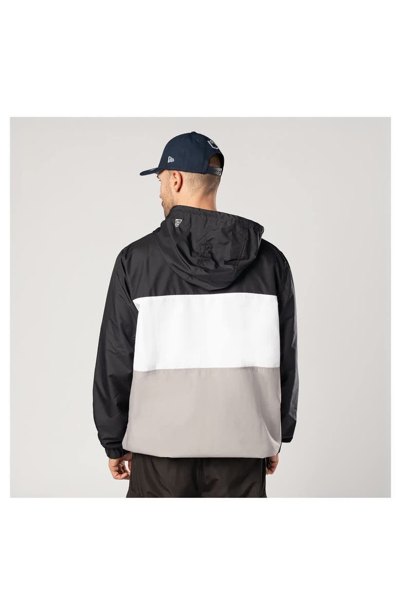 New Era Men's New Era Navy Dallas Cowboys Ripstop Quarter-Zip Hooded Windbreaker, Alternate, color, Navy