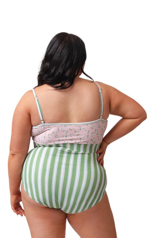Lime Ricki Swimwear Reversible Ultra High-waist Bottom