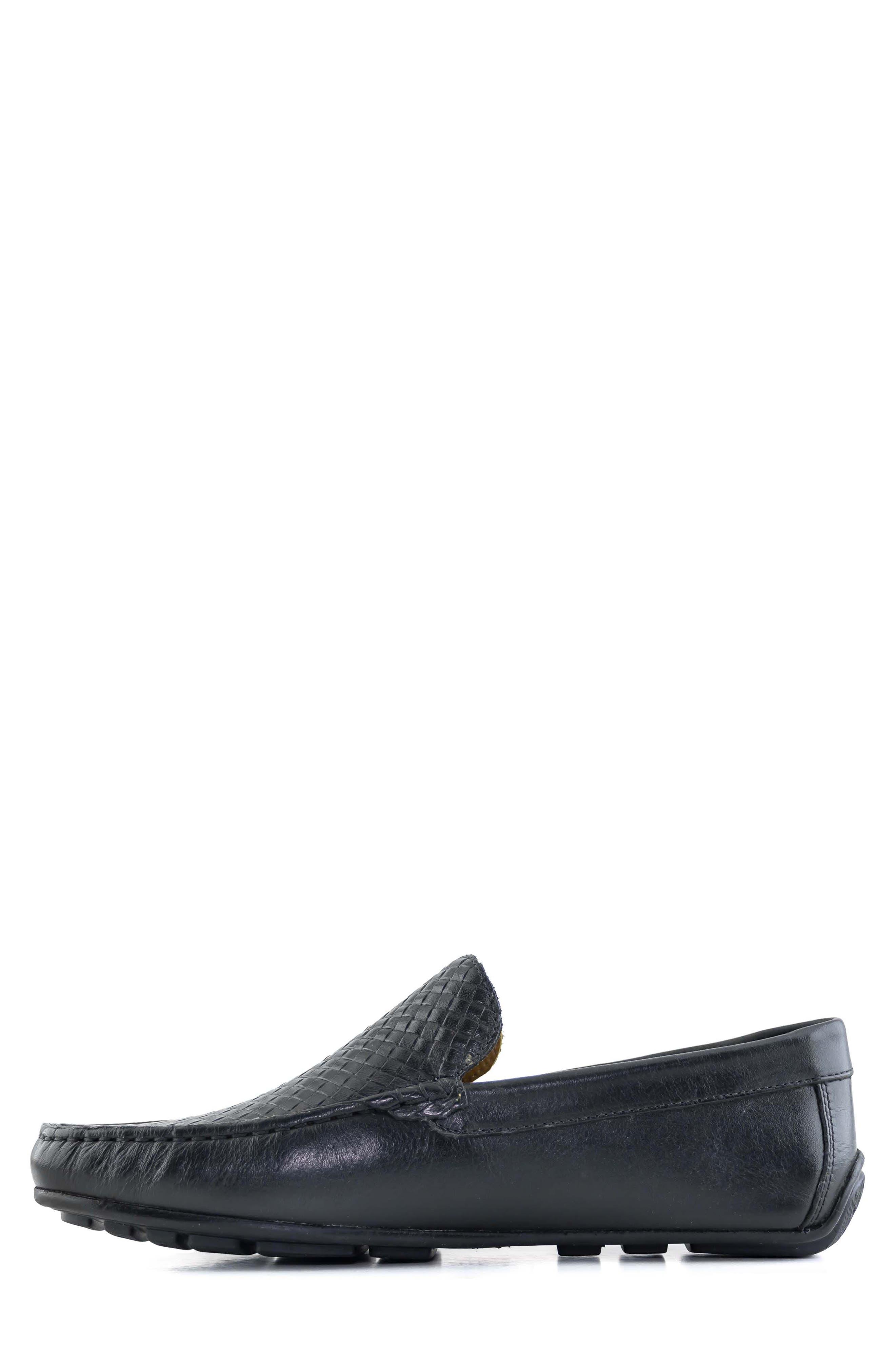Marc Joseph New York Beacon Street Woven Loafer, Alternate, color, Black Napa