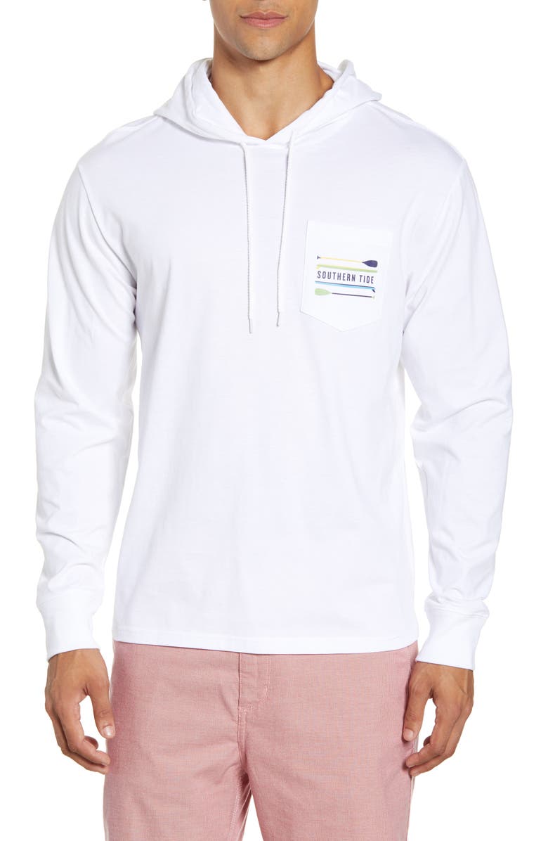 Southern Tide Southern Tied Paddles Pocket Hoodie, Main, color, 