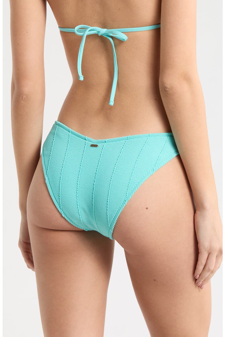 Vibe Surf High Cut Bikini Bottoms, Alternate, color, SEA BLUE